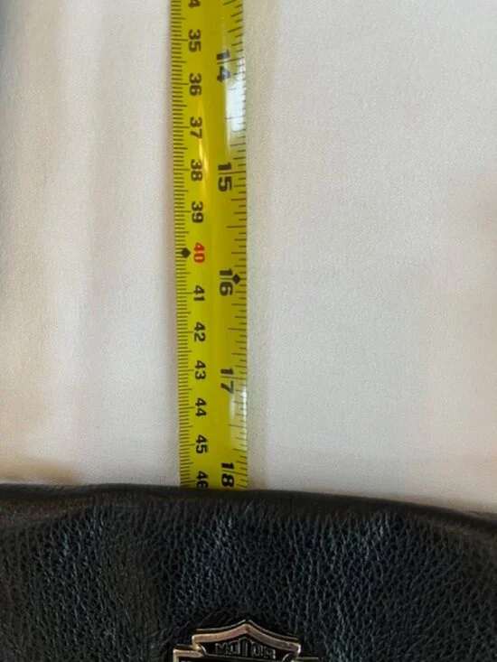 HARLEY-DAVIDSON | Black Studded Leather Crossbody Bag-EUC - Picture 9 of 9